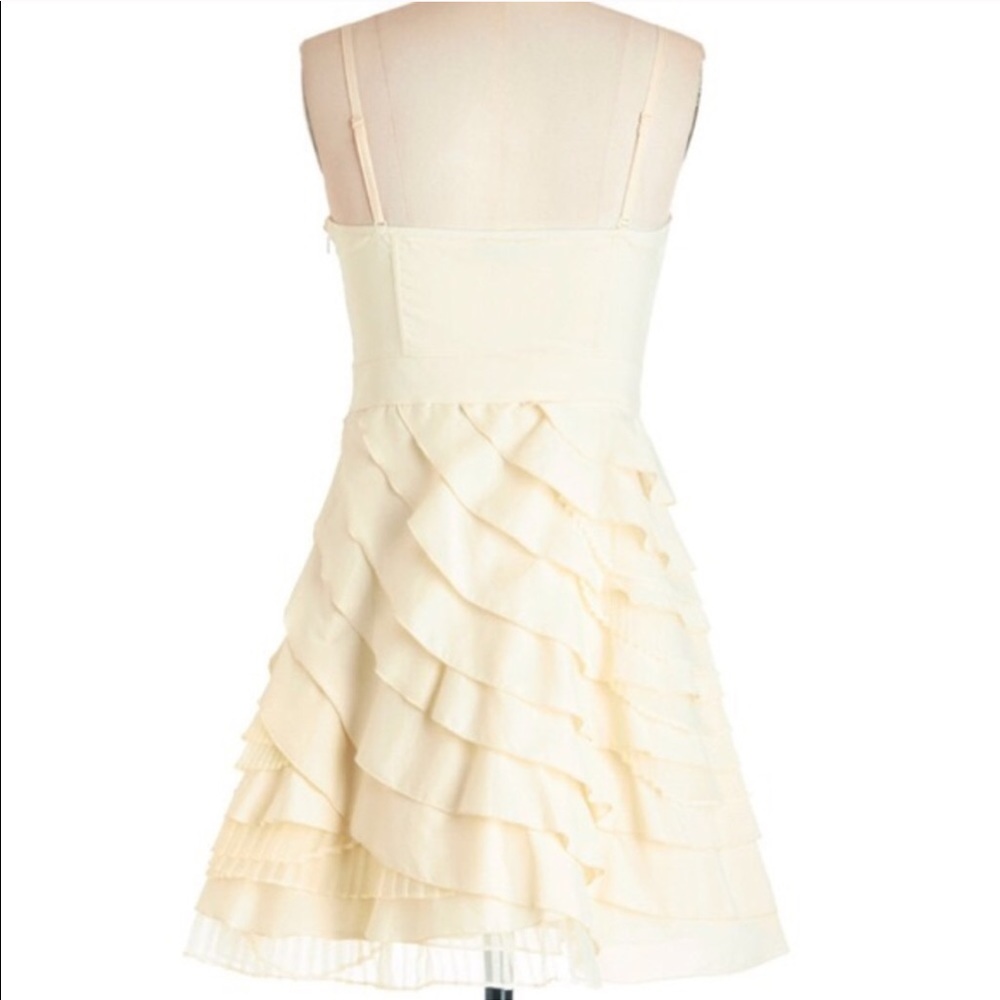 Modcloth Minuet Ivory Baklava Layered Dress - Picture 6 of 8